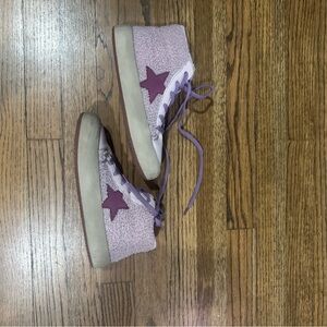 Lola Lilac Star Kids Sneakers
